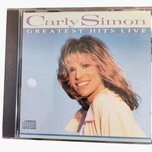 Carly Simon Greatest Hits Live Arista CD